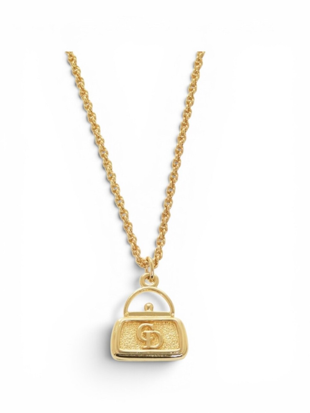 RARE Christian Dior CD Purse Necklace!